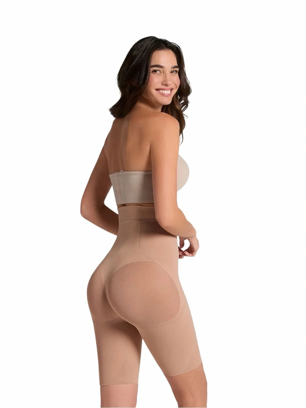 NWT Leonisa Invisible Extra High-Waisted Shaper Nude - Size Large‎
